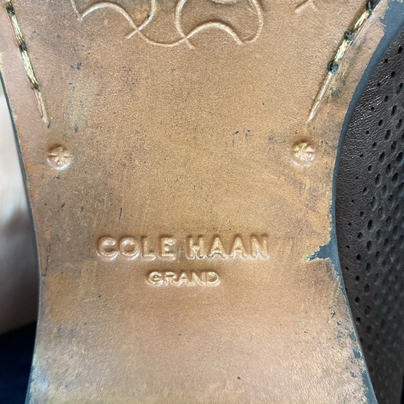 Cole Haan Men\'s Brown Leather Tassel Loafers size 8.5 main image 6